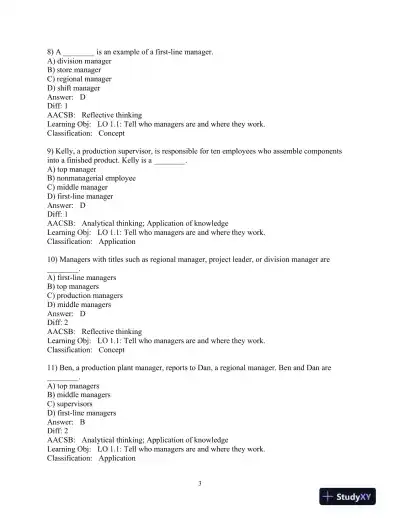 Test Bank for Management, 15th Edition - Page 5 preview image