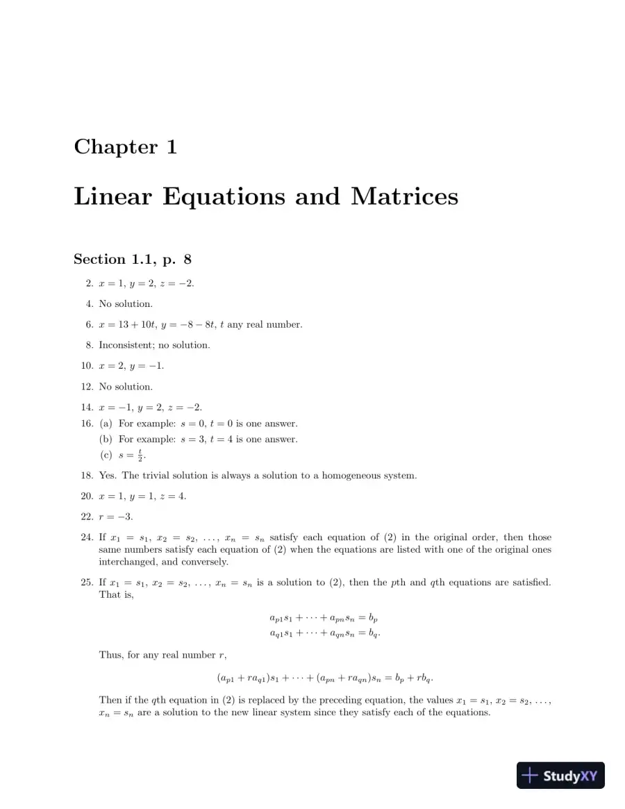 Solution Manual for Elementary Linear Algebra with Applications, 9th Edition, page 5