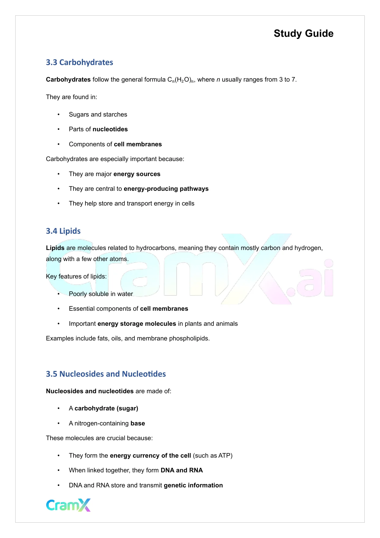 Biochemistry I - The Scope of Biochemistry - Page 6 preview image
