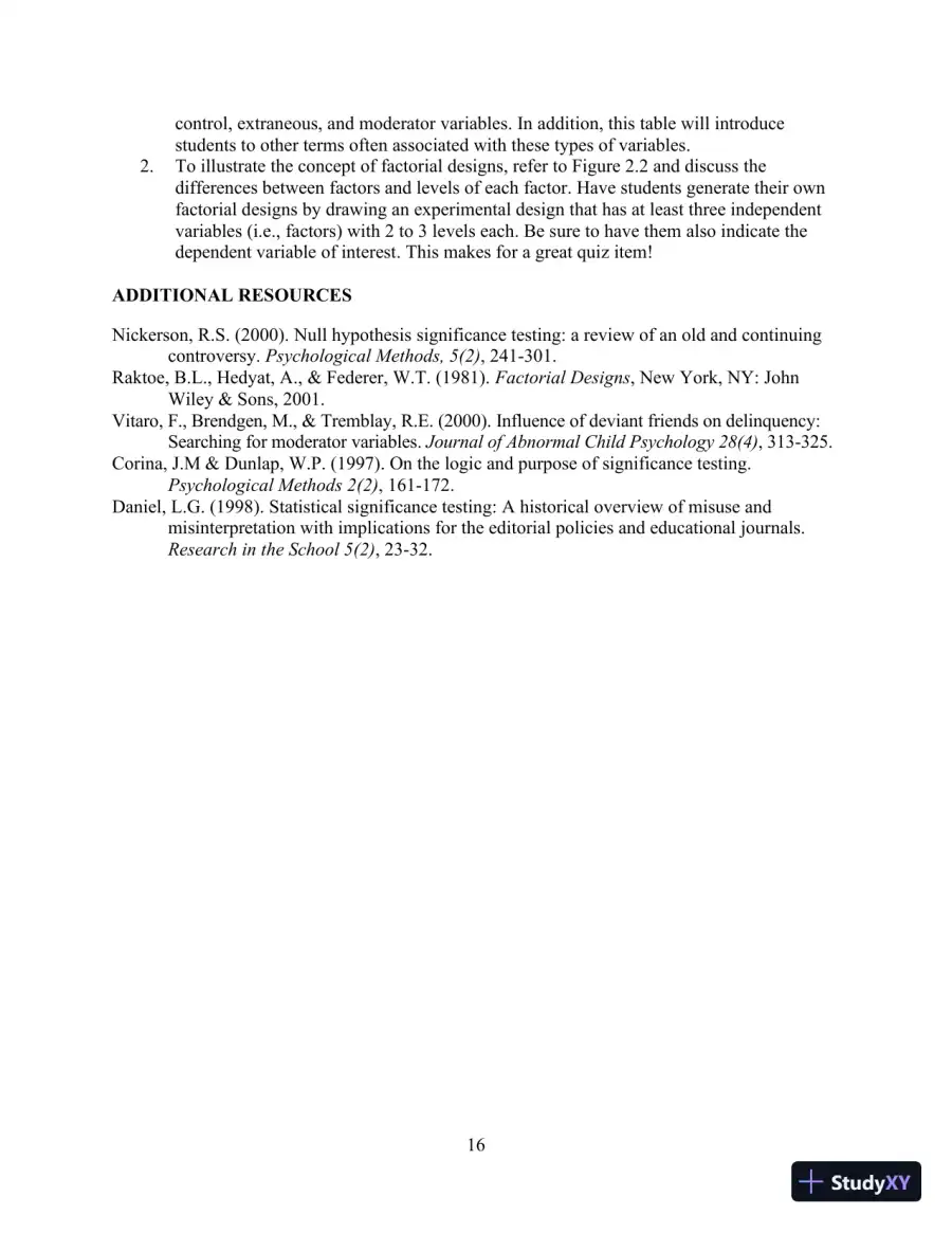 Class Notes for Exploring Research, 9th Edition, page 9