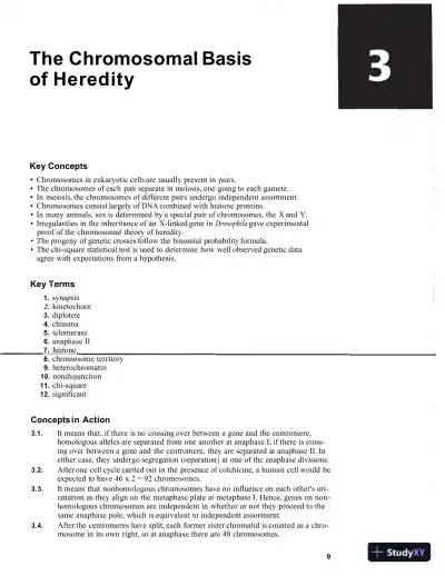 Solution Manual for Essential Genetics: A Genomic Perspective , 4th Edition - Page 13 preview image