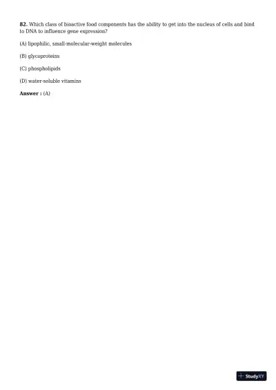 Test Bank For Advanced Nutrition and Human Metabolism 7th Edition Test Bank - Page 20 preview image