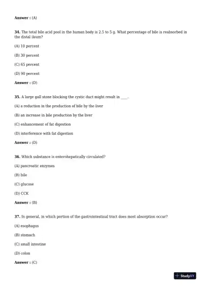 Test Bank For Advanced Nutrition and Human Metabolism 7th Edition Test Bank - Page 29 preview image