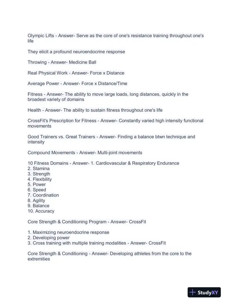 2023 Nutrition Crossfit Coach Exam With Answers (122 Solved Questions), page 3