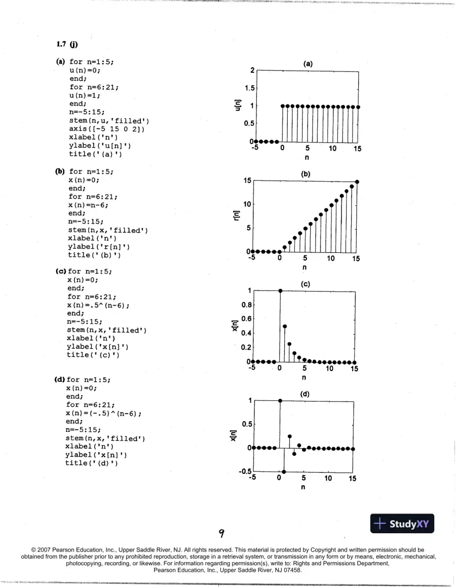 Solution Manual For Fundamentals Of Signals And Systems Using The Web And Matlab, 3rd Edition, page 10