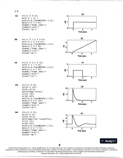Solution Manual For Fundamentals Of Signals And Systems Using The Web And Matlab, 3rd Edition - Page 4 preview image