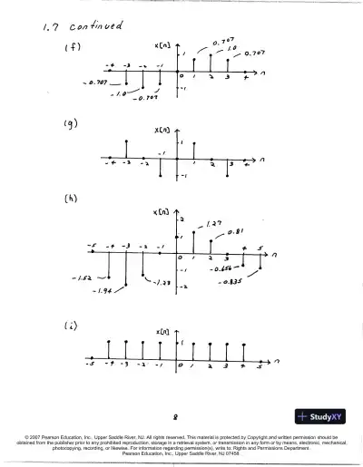 Solution Manual For Fundamentals Of Signals And Systems Using The Web And Matlab, 3rd Edition - Page 9 preview image