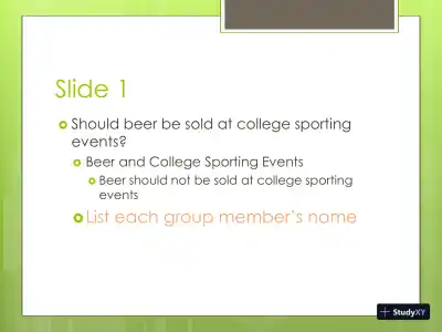 Should Beer Be Sold At College Sporting Events? - Page 3 preview image
