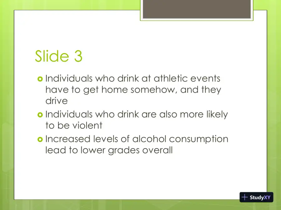 Should Beer Be Sold At College Sporting Events?, page 5