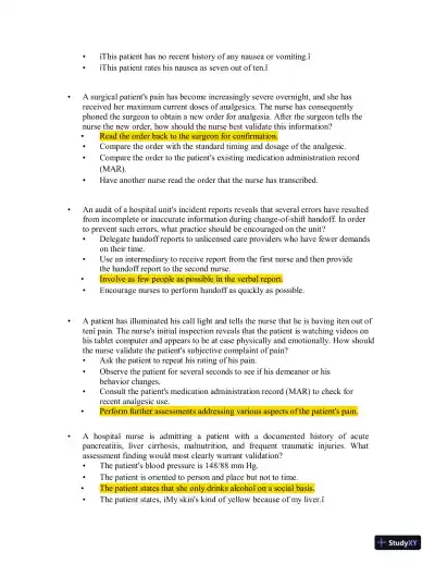 Test Bank for Health Assessment in Nursing, 7th North American Edition (Chapters 1-34) - Page 28 preview image