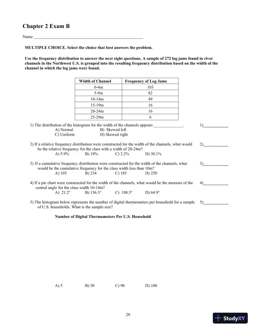 Test Bank for Biostatistics for the Biological and Health Sciences , 2nd Edition, page 21