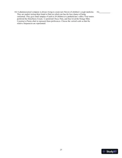 Test Bank for Biostatistics for the Biological and Health Sciences , 2nd Edition - Page 26 preview image