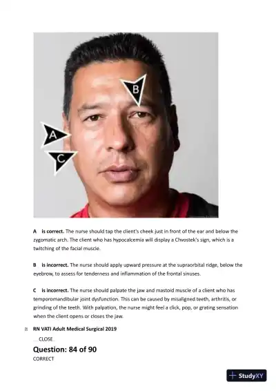 2023 ATI RN Medical Surgical Nursing Protected Exam With Answers (90 Solved Questions) - Page 7 preview image