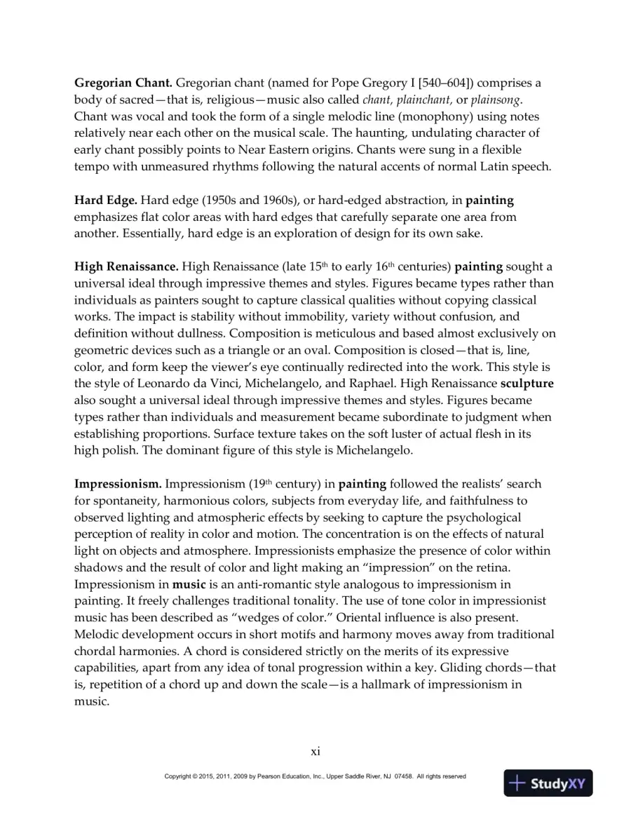 Perceiving The Arts: An Introduction To The Humanities, 11th Edition Test Bank, page 10