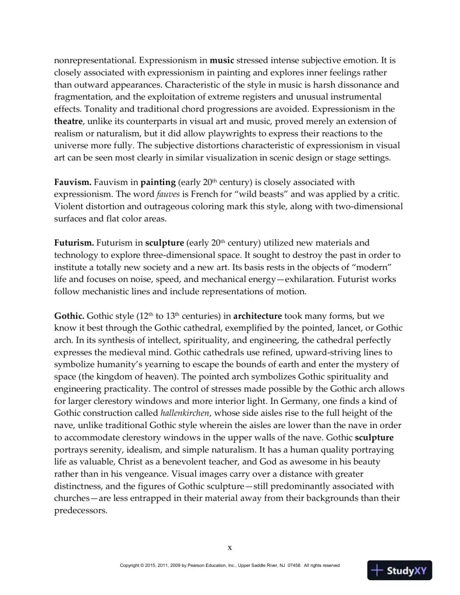Perceiving The Arts: An Introduction To The Humanities, 11th Edition Test Bank, page 9