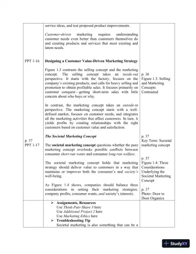 Principles of Marketing, Global 17th Edition Solution Manual - Page 11 preview image