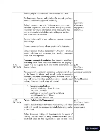 Principles of Marketing, Global 17th Edition Solution Manual - Page 15 preview image
