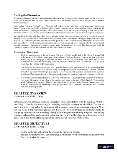 Principles of Marketing, Global 17th Edition Solution Manual - Page 3 preview image