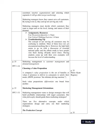 Principles of Marketing, Global 17th Edition Solution Manual - Page 9 preview image