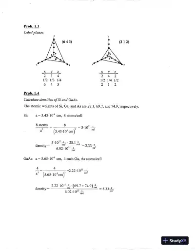 Solution Manual For Solid State Electronic Devices, 6th Edition - Page 3 preview image