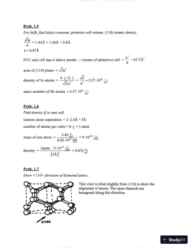 Solution Manual For Solid State Electronic Devices, 6th Edition - Page 4 preview image
