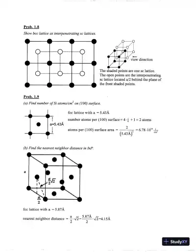 Solution Manual For Solid State Electronic Devices, 6th Edition - Page 5 preview image