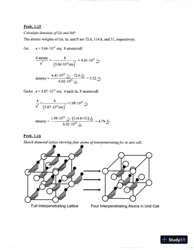 Solution Manual For Solid State Electronic Devices, 6th Edition - Page 9 preview image