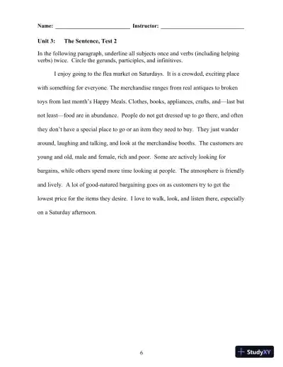 Grammar Matters, 1st Edition Test Bank - Page 12 preview image