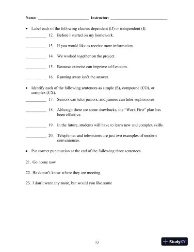 Grammar Matters, 1st Edition Test Bank - Page 19 preview image