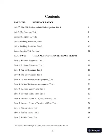 Grammar Matters, 1st Edition Test Bank - Page 3 preview image