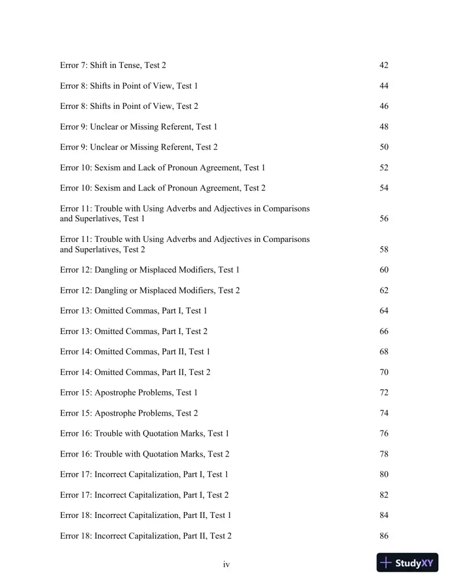 Grammar Matters, 1st Edition Test Bank, page 4