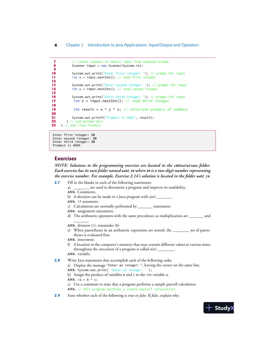 Solution Manual for Java How To Program, Late Objects, 11th Edition, page 11