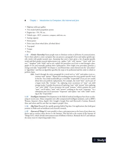 Solution Manual for Java How To Program, Late Objects, 11th Edition - Page 7 preview image