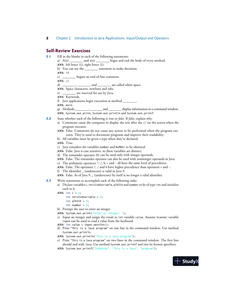 Solution Manual for Java How To Program, Late Objects, 11th Edition, page 9