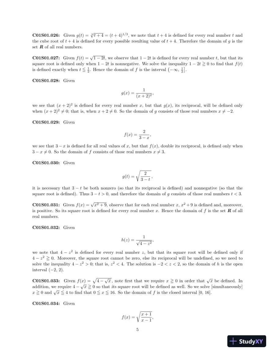 Solution Manual For Calculus, 6th Edition, page 6