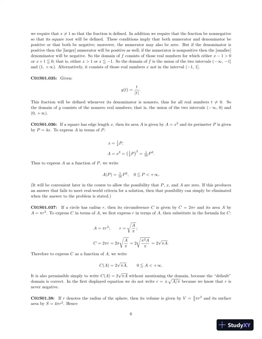 Solution Manual For Calculus, 6th Edition, page 7