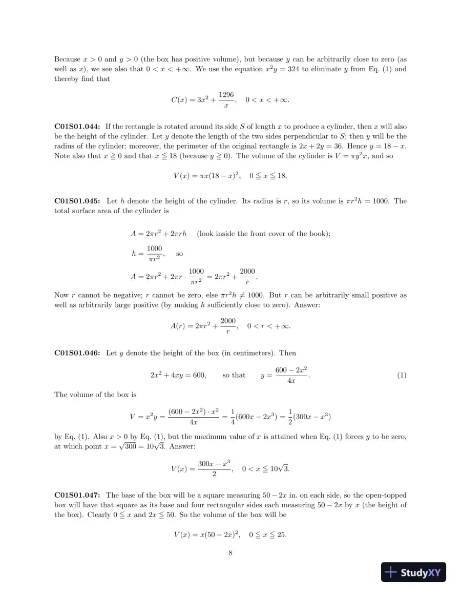 Solution Manual For Calculus, 6th Edition, page 9