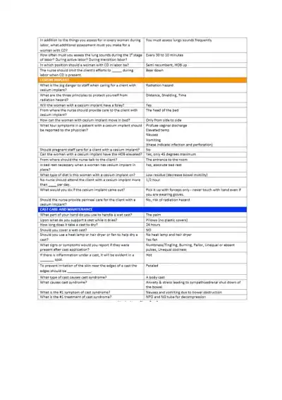 Blue Book NCLEX Review notes - Page 15 preview image