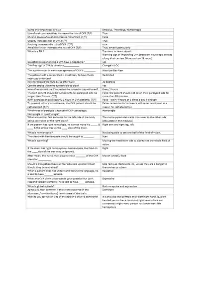 Blue Book NCLEX Review notes - Page 18 preview image