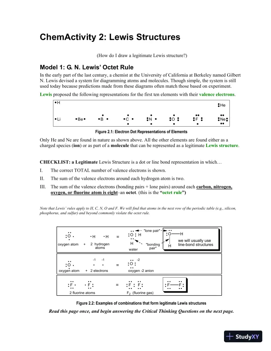 Solution Manual For Organic Chemistry: A Guided Inquiry, 2nd Edition, page 10