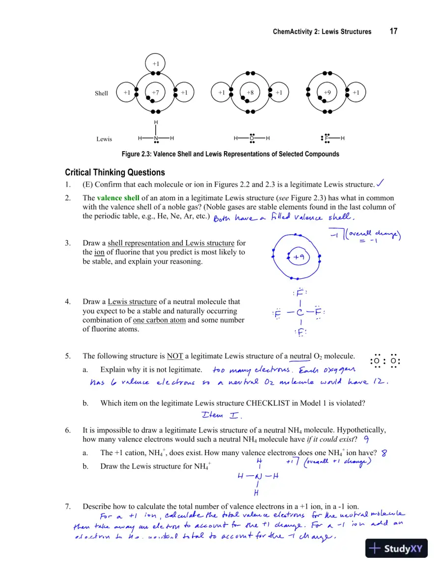 Solution Manual For Organic Chemistry: A Guided Inquiry, 2nd Edition, page 11