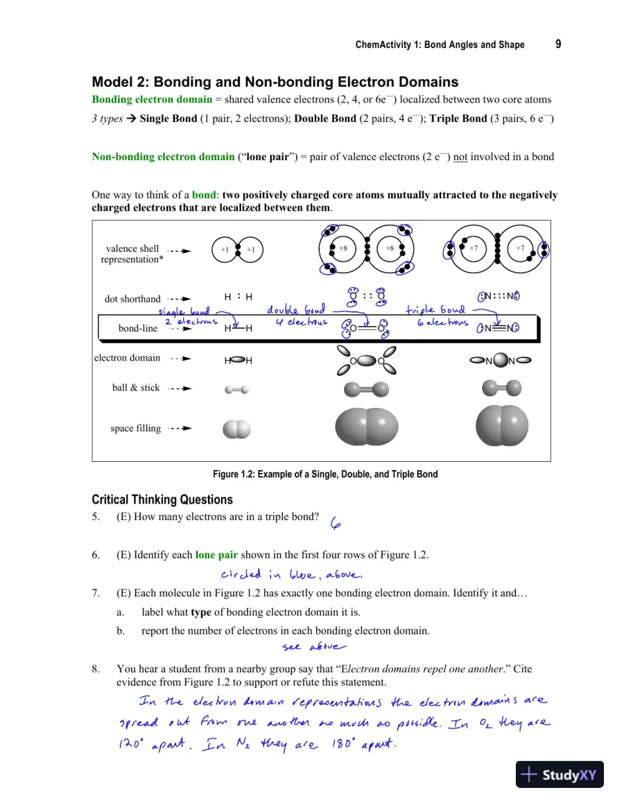 Solution Manual For Organic Chemistry: A Guided Inquiry, 2nd Edition, page 3