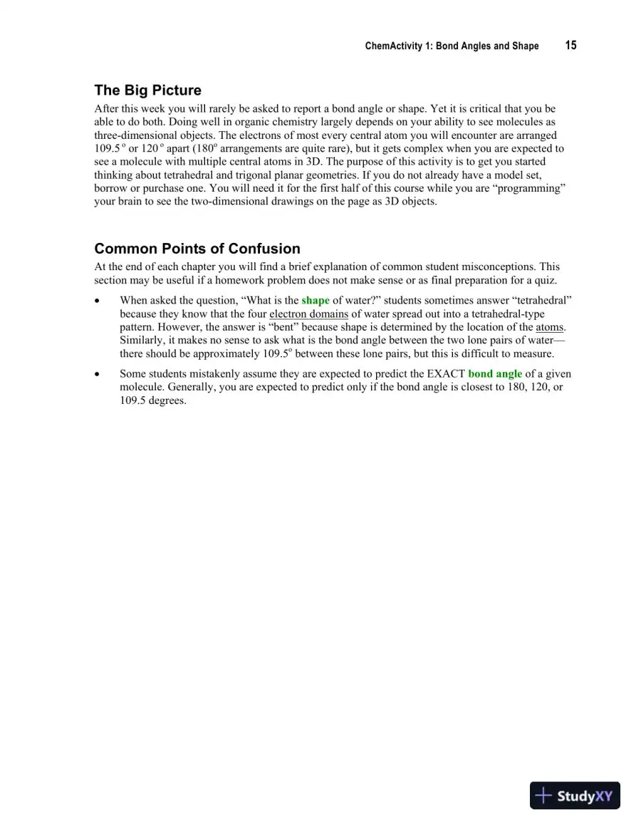 Solution Manual For Organic Chemistry: A Guided Inquiry, 2nd Edition, page 9