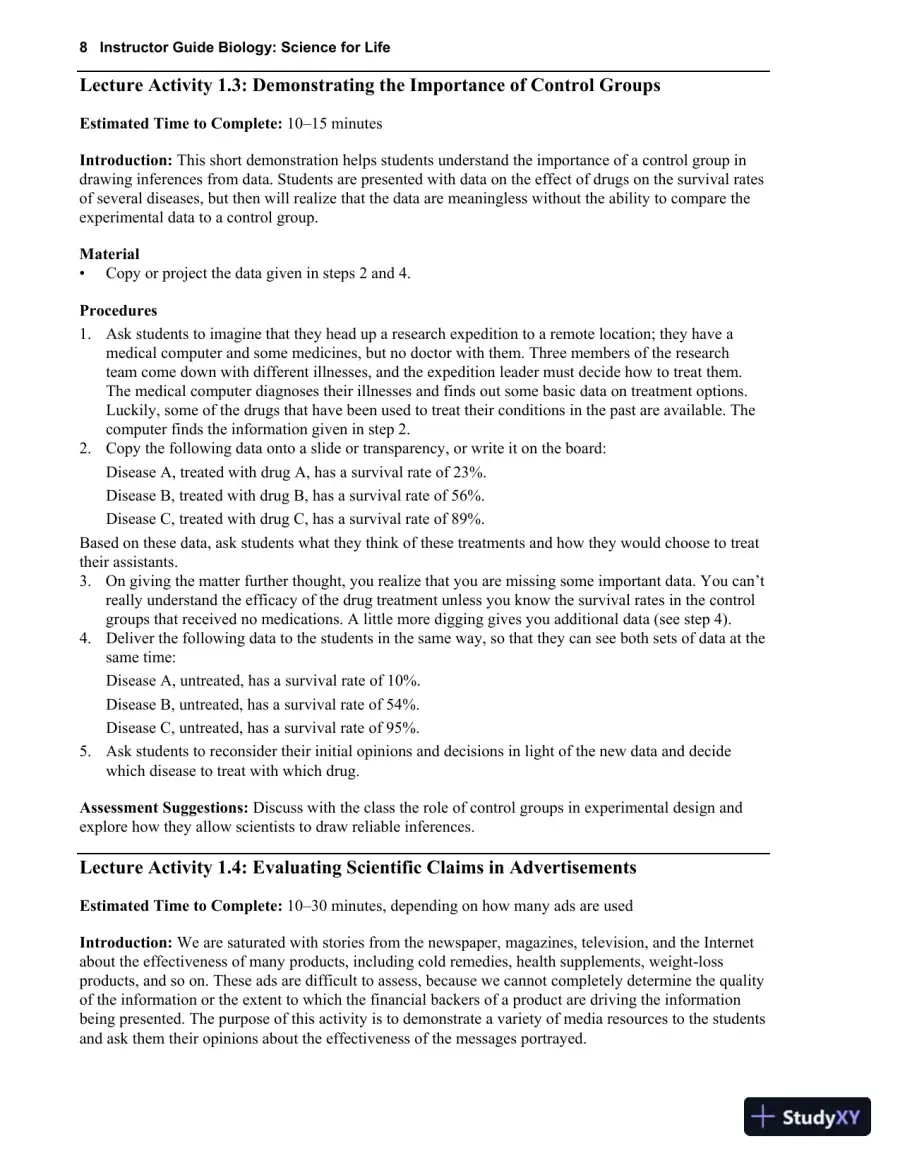 Revision Notes for Biology Science for Life, 4th Edition, page 12