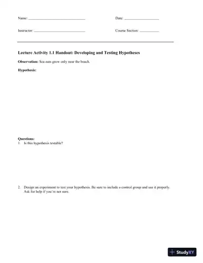 Revision Notes for Biology Science for Life, 4th Edition - Page 8 preview image