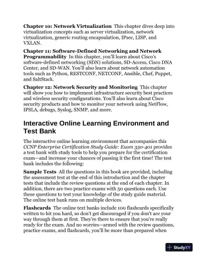 CCNP Enterprise Certification Study Guide (2020) - Page 24 preview image