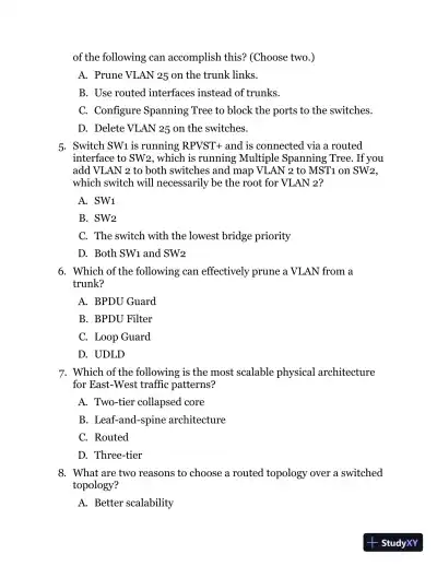 CCNP Enterprise Certification Study Guide (2020) - Page 29 preview image