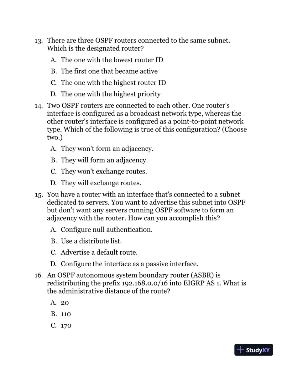 CCNP Enterprise Certification Study Guide (2020), page 31