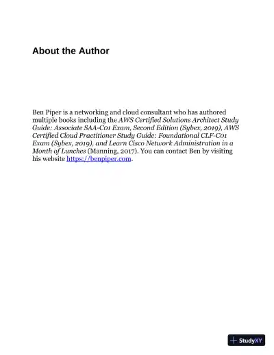 CCNP Enterprise Certification Study Guide (2020) - Page 8 preview image