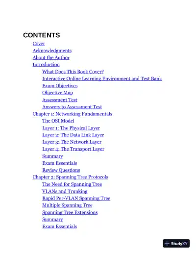 CCNP Enterprise Certification Study Guide (2020) - Page 9 preview image